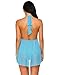 Avidlove Women Lace Halter Babydoll Lingerie Sexy See Through Strap Chemise Sleepwear with G-String
