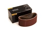 Mirka 57-2.5-14-AP 2.5-Inch by 14-Inch Portable Abrasive Belt by weight Cloth. Assortment Pack (1each 80,100,120,150,180)