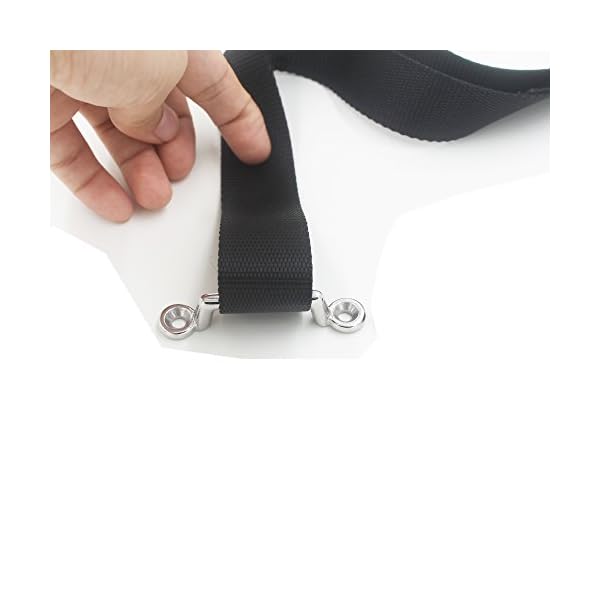 Stainless-Steel-1-Inch-Mount-Bimini-Top-Strap-Pad-Eye-Footmans-Loop-for-Jeep-Corvette-Buggy-Kayak-Tie-Downs-4-Piece-Set