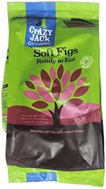 Crazy Jack Organic - Ready To Eat - Soft Figs - 250g (Case of 6) by Crazy Jack