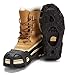 ICETRAX V3 HEX Winter Ice Grips for Shoes and Boots - Ice Cleats for Snow and Ice, StayON Toe, Reflective Heel (L/XL (Men: 9.5-13/ Women: 11+))
