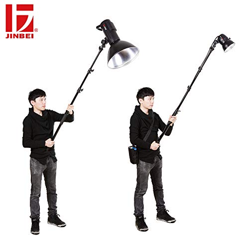 JINBEI HD-230 Monopod 7.5ft / 230cm Telescoping Reflector Holder Arm, Holding 31 to 90 inch Reflector Disc - Thumbnail 3