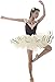 Pegasus Galaxy Women's 6 Layers Tulle Ballet Dance Costume Sleeve Tutu Dress