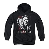 X-Files Horror Sci-Fi Thriller TV Series Mulder & Scully Big Boys Youth Hoodie