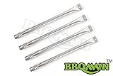 BBQMANN BF601 (4-pack) Stainless Steel Burner Replacement for Select Kenmore and Master Forge Gas Grill Models (16 3/4