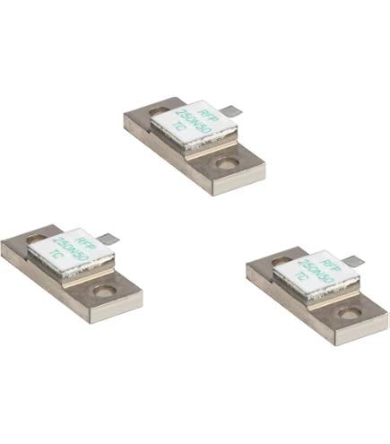 Wanjorlay 250W 50Ohm Flanschwiderstand – RFR 50-250, 31-1076, Mit Kühlkörper, Für HF-Anwendungen