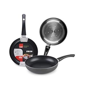 IBILI SARTEN ALUMINIO INDUBASIC 24 CMS, roestvrij staal, zwart, 24 cm