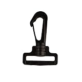Paracord Planet Black Plastic 1 1/4 Inch Swivel
