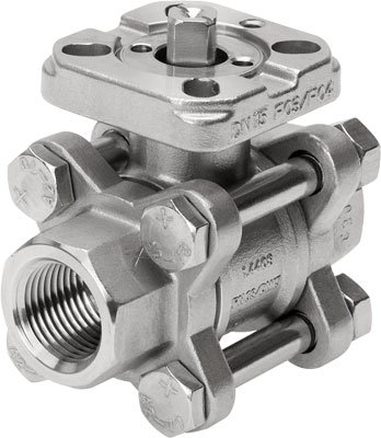 Festo 1686632 Model VZBA-3/8-GG-63-T-22-F0 Ball Valve
