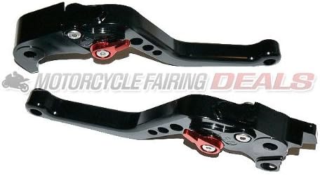 Suzuki GSXR 1000 (2007 - 2008) Adjustable Shorty Brake &amp; Clutch Lever Black Color