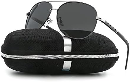 Sunglasses for Men Women Aviator Polarized Unisex Metal Frame UV Driving VOPOLAR