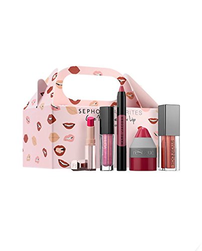 SEPHORA FAVORITES Give Me Some New Lip Kit: Huda Beauty Snobby, Marc Jacobs Beauty Le Marc Night Mauves, Smashbox Metallic Matte XO, treStiQue Barbados Berry, Fenty Beauty Candy Venom