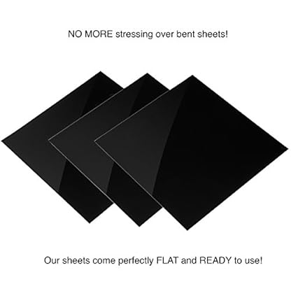 Permanent Glossy Black Vinyl Sheets Better Than Vinyl Rolls - EZ Craft USA - 12" x 12" - 40 Glossy Adhesive Backed Sheets Work with Cricut and Other Cutters - Image 3