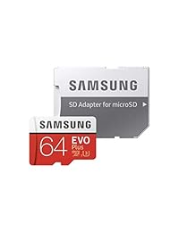 Samsung 64 GB Evo Plus Micro SDXC de clase 10 con adaptador (mb-mc64ga EU): hasta 100 MB s, escritura: hasta 90 MB s de lectura.