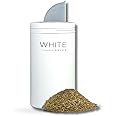 WHITE Prime Yerba Mate Container with Spout | Stainless Steel 30 oz | Leak-Proof & Easy-Pour | Ideal for Coffee, Tea & Dry Foods