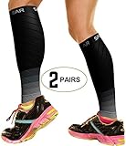 2 PAIRS Calf Compression Sleeve for Men