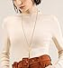 FINREZIO 6PCS Long Pendant Necklace Set Tassel Pendant Simple Bar Necklace Strands for Women