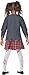 Smiffy's Tween's Zombie School Girl Costume, Tartan Skirt, Jacket, Mock Shirt and Tie, Serious Fun, Ages 12+, 43025