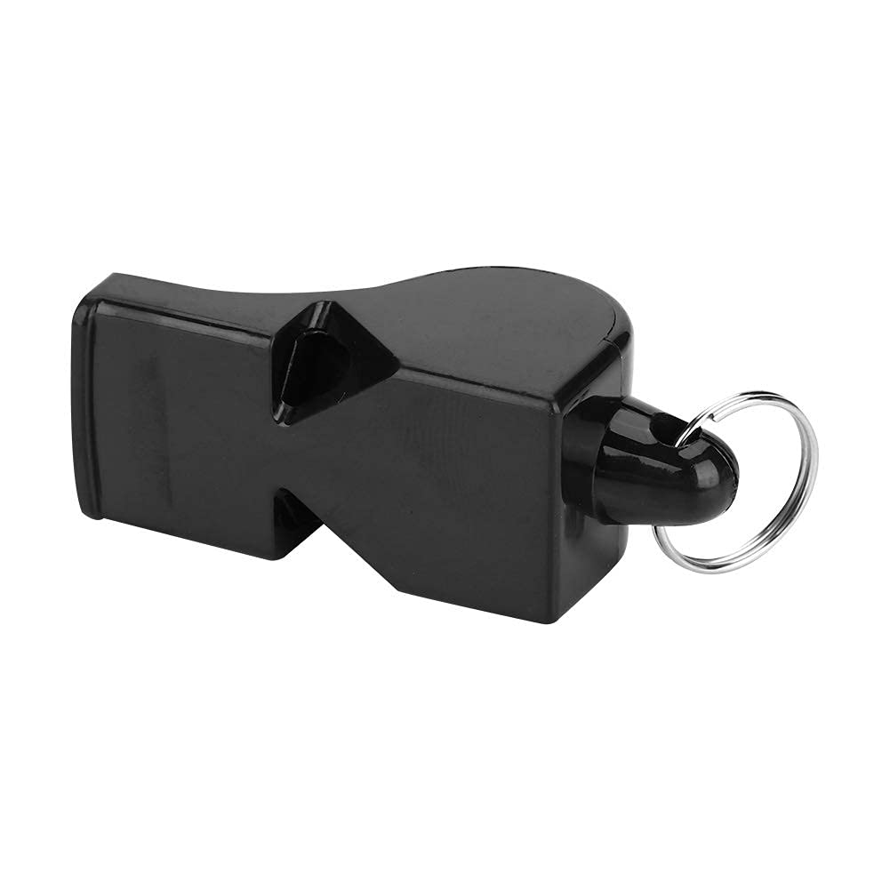 Alomejor Referee Whistle No Roll Ball Referee Whistle Loud Crisp Sound Whistle with Lanyard Storage Box for Sports Emergency Survival