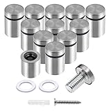 Luomorgo 12 Pcs 3/4" x 1" Stainless Steel Standoff