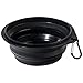 Franklin Pet Supply - Collapsible Pet Travel Bowl - BPA Free - Dogs- Cats - Dog Bowl- Food - Water Bowl - Small - Medium - Large Dog Food Bowl - Puppy- Includes Clip