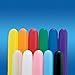 Teenitorr [SGS Certified] 260Q Assorted Color Twisting Balloons (150 Pcs) With Air Pump and Curling Ribbon