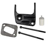 HIPA Muffler Bracket With Bolts Fuel Filter For Husqvarna 340 345 346 346XP 350 351 353 Chainsaw Jonsered 2150 2153 # 544028301