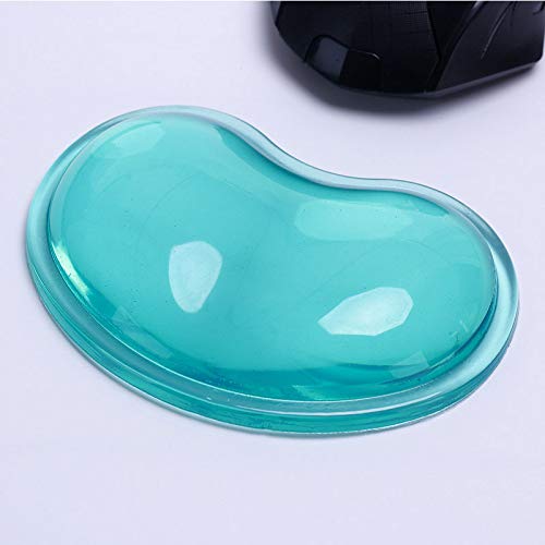 Labu Store Fashion Heart Silicon Mouse Pad Clear Wristband Pad for Desktop Computer Mousepad Keyboard Support Cushion Wrist Cushion Rests