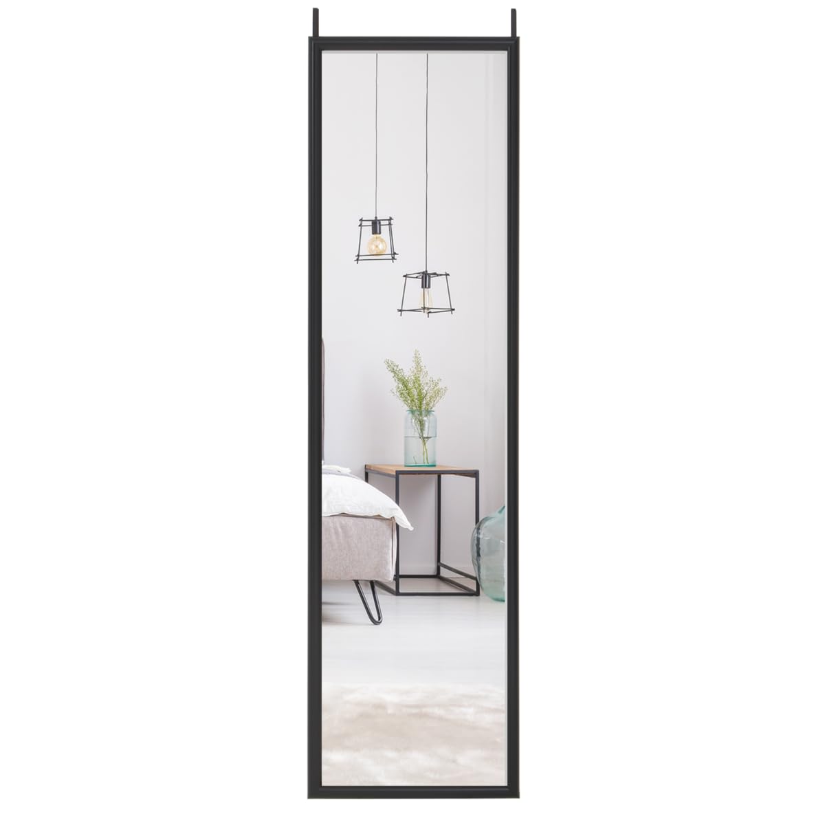 Premier Housewares Over Door Mirror - Black