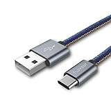 USB Type C Cable, IMKEY® Denim design USB Type C to Type A (USB-C to USB-A) 3.3 feet Charging & Data Cable for New MacBook, LG G5, Oneplus 2, Nexus 5X / 6P, ChromeBook Pixel and More