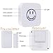 Wireless Door Open Chime, door sensor chime,Door Window Security Alarm-Operating,Range - 650FT/52 Chime Tunes/LED Indicators,1 Magnetic Door Chime Sensor(Battery included)& 1 Plug in Receiver