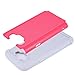 LK Drop Protection and Shock Absorption Hybrid Dual Layer Armor Defender Protective Case Cover for Samsung Galaxy J7 - HY Series - Rose Pink
