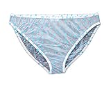 Haian Plastic Bikini Panties PVC Underwear Color Blue Rindrops Print (Large)