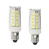 KINGSO E11 4W LED Bulb 40W Halogen Replacement Lights, 450 Lumens, Mini-Candelabra Edison Screw, 110V, Natural White, Pack of 2 Units