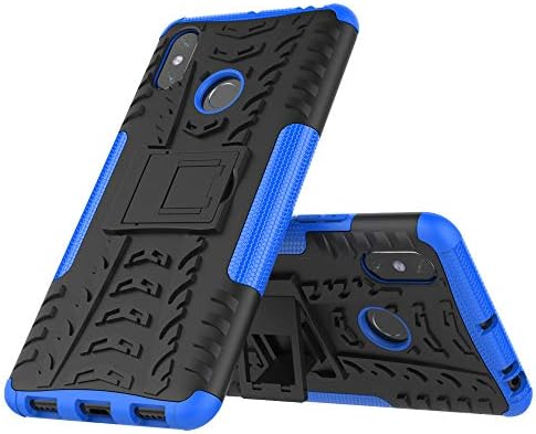 Xiaomi Mi Max 3 Case,CJ Sunshine [Shock Proof,/Anti-Slip, Anti-Scratch]/Bumper Protective Frame Shock Absorption Hybrid Armor Defender Protective Case(Blue)