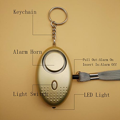 Personal-Safety-Alarm-Keychain-Hitcoo-130dB-Emergency-Security-Alarm-with-LED-Flashlight2-Pack-Safesound-self-Defense-Personal-Alarm-for-Women-Elderly-Students-Kids-Girls