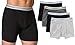 Gildan Men's 4-Pack Boxer Brief, Sport Grey/Charcoal/Black, Large