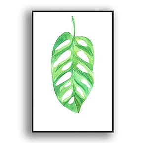 Framed Canvas Wall Art for Living Room, Bedroom Leaves Canvas Prints for Modern Home Decoration Ready to Hang - 16"x24" inches