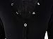 Moxeay Women's Sexy Onesie Deep V Neck Shorts Long Sleeve Knitted Button Down One Piece Bodysuit Bodycon Rompers Overall(S, Black)