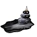Truegood Ceramic Glaze Incense Smoke Cone Burner Backflow Censer Tower Holder