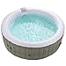 Goplus 4-6 Person Outdoor Spa Inflatable Hot Tub for Portable Jets Bubble Massage Relaxing w/Accessories Set (6-Person, Coffee)