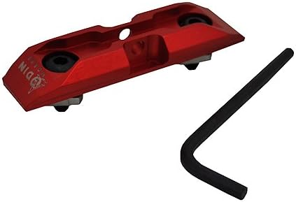 Odin Works Acc-ML-POD-RED, M-LOK Low Profile Bipod Adapter, Red