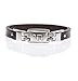 Chai Leather Hebrew Men's Bracelet for Long and Healthy Life in Black with Adjustable Closure