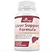 Liver Support Formula 60 Capsules by Natrogix - 30 Day Cleanse & Detox Supplement With Artichoke, Dandelion, Milk Thistle & Proteolytic Enzymes - Plus Tumeric, Berberine and Ginger