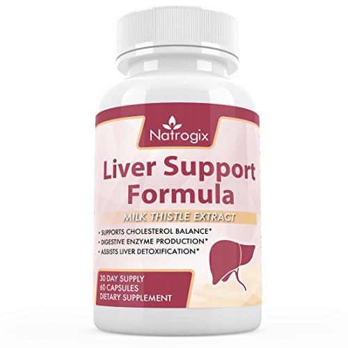 Liver Detox & Liver Health Support Formula, Milk Thistle & Beet, Artichoke, Dandelion etc Potent Useful Ingredients Assist Liver Detoxification & Digestive Enzyme Production, Help Balance Cholesterol