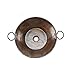 Premier Copper Products VR16MPDB 21-Inch Round Miners Pan Vessel Hammered Copper Sink, Oil Rubbed Bronze