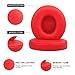 Link Dream Replacement Ear Pads for Beats Solo 2 & 3 - Memory Foam Earpads Cushion Cover for Wireless Headphones (Red)
