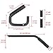 hikotor Jeep Wrangler JK JKU Front & Rear Grab Handles Roll Bar Steel Grip Handles Kit for Unlimited Sports Bubicon Sahara 2007-2018 2 & 4 Doors(Black)