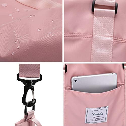 Womens travel bags, weekender carry on for women, sports gym Bag, workout duffel bag, overnight shoulder Bag, waterproof 6 Womens travel bags, weekender carry on for women, sports gym Bag, workout duffel bag, overnight shoulder Bag, waterproof