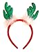 OLYPHAN Headbands for Christmas - Women - Reindeer Antler & Santa Hat Headband Hats - Kids & Adults